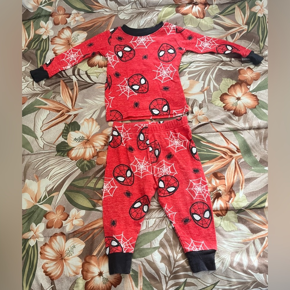 Marvel Spider-Man Baby Boys Pajama Set Size 18M
